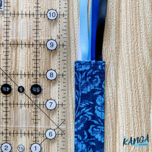 Load image into Gallery viewer, Bible Ribbon Bookmark, Blue Floral

