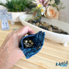 Load image into Gallery viewer, Rosary Pouch, Marian Blue Floral
