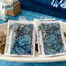 Load image into Gallery viewer, Rosary Pouch, Marian Blue Floral
