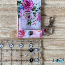 Load image into Gallery viewer, Rosary Pouch, St. Therese of Lisieux Roses
