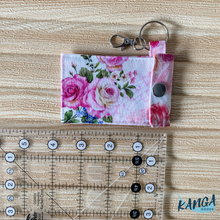Load image into Gallery viewer, Rosary Pouch, St. Therese of Lisieux Roses
