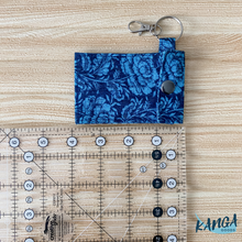 Load image into Gallery viewer, Rosary Pouch, Marian Blue Floral
