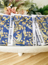 Load image into Gallery viewer, Rosary Pouch, Blue Wattle
