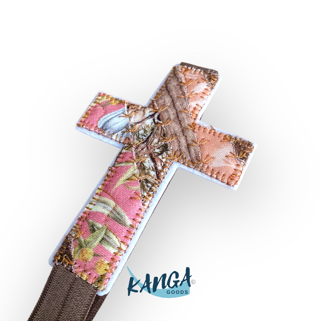 Cross-Shaped Elastic Bookmark