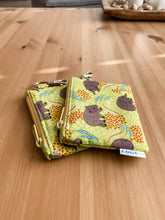 Load image into Gallery viewer, Wombats Coin Purse, Face mask Pouch, Fabric Pouch, Cosmetic Purse, Stocking Stuffer, Travel Bag, Birthday Gift, Australiana Gift
