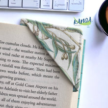 Load image into Gallery viewer, Corner Bookmark, Gum Tree Leaves
