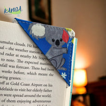 Load image into Gallery viewer, Corner Bookmark, Calypso Blue Koala
