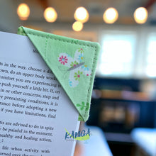 Load image into Gallery viewer, Butterfly Corner Bookmark, Fabric Bookmark, Book Lover Gift, Stocking Stuffer, Bookworm Gift, Butterfly Gift
