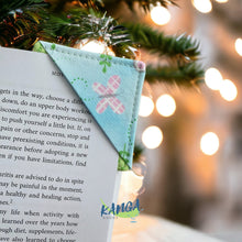 Load image into Gallery viewer, Butterfly Corner Bookmark, Fabric Bookmark, Book Lover Gift, Stocking Stuffer, Bookworm Gift, Butterfly Gift
