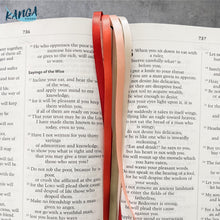 Load image into Gallery viewer, Bible Ribbon Bookmark, Pumpkin Palette
