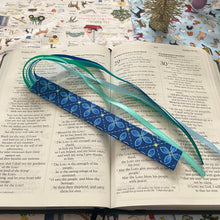 Load image into Gallery viewer, Bible Ribbon Bookmark, Blue Bliss
