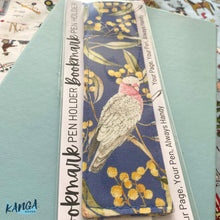 Load image into Gallery viewer, Blue Galah Pen Holder Bookmark
