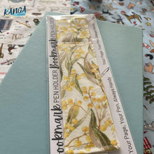 Load image into Gallery viewer, A4 &amp; A5 Pen Holder Bookmark, Wattle
