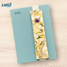 Load image into Gallery viewer, A4 &amp; A5 Pen Holder Bookmark, Wattle
