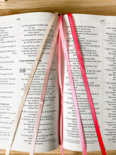 Load image into Gallery viewer, Bible Ribbon Bookmark, Blush Meadow
