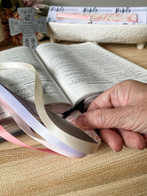 Load image into Gallery viewer, Bible Ribbon Bookmark - Blushing Pink
