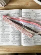 Load image into Gallery viewer, Bible Ribbon Bookmark - Blushing Pink
