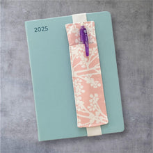 Load image into Gallery viewer, Unique A4 &amp; A5 Pen Holder Bookmark - Pink Floral
