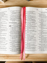 Load image into Gallery viewer, Bible Ribbon Bookmark, Blush Meadow
