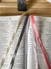 Load image into Gallery viewer, Bible Ribbon Bookmark - Blushing Pink
