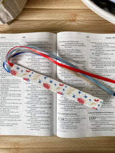 Load image into Gallery viewer, Bible Ribbon Bookmark, Divine Mercy Design
