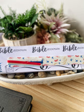 Load image into Gallery viewer, Bible Ribbon Bookmark, Divine Mercy Design
