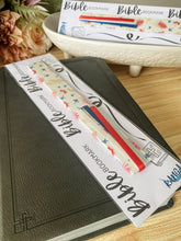 Load image into Gallery viewer, Bible Ribbon Bookmark, Divine Mercy Design
