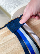 Load image into Gallery viewer, Extra Large Ribbon Bookmark, Blue
