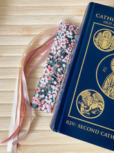 Load image into Gallery viewer, Extra Large Ignatius Bible Ribbon Bookmark, Floral
