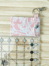 Load image into Gallery viewer, Rosary Pouch, St. Philomena Pink &amp; White Floral
