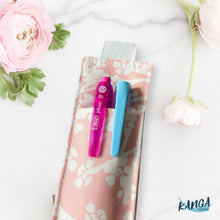 Load image into Gallery viewer, Unique A4 &amp; A5 Pen Holder Bookmark - Pink Floral
