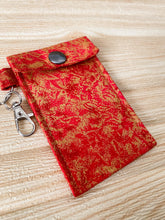 Load image into Gallery viewer, Rosary Pouch, Papal Red and Gold
