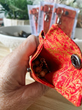 Load image into Gallery viewer, Rosary Pouch, Papal Red and Gold
