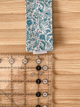 Load image into Gallery viewer, A4 &amp; A5 Pen Holder Bookmark  Aqua Blue Floral
