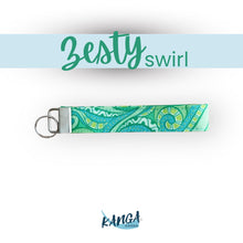 Load image into Gallery viewer, Keychain Wristlet, Retro
